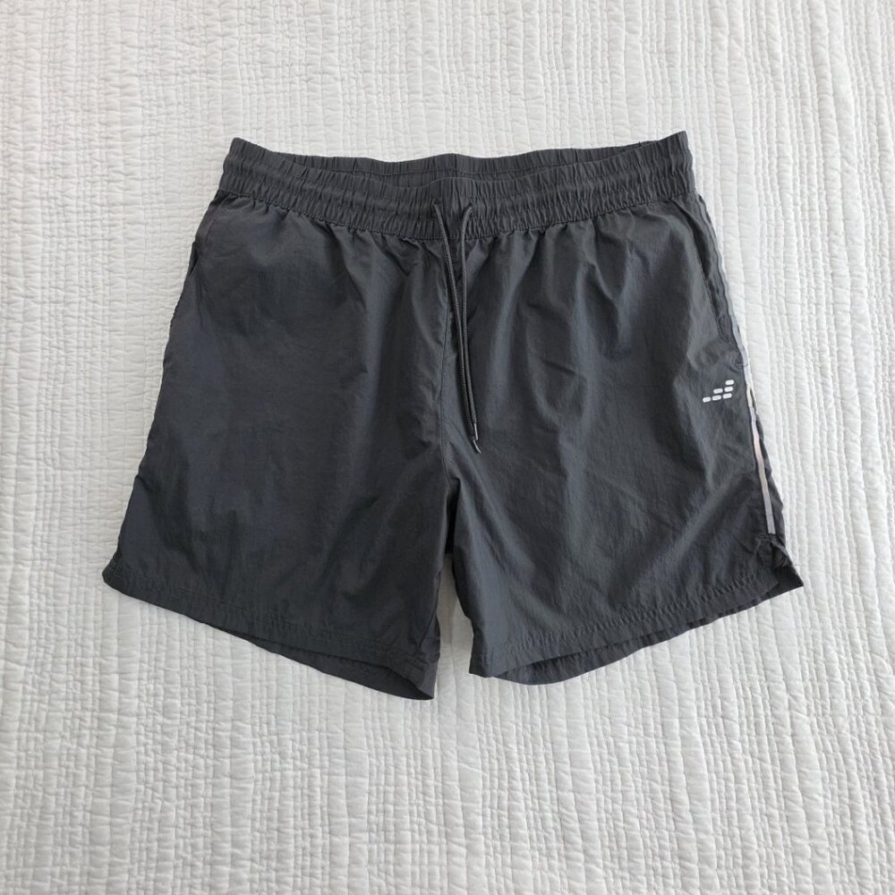 BCG Nylon Running Shorts Mens XL Gray‎ Elastic Waist Drawstring Lightweight